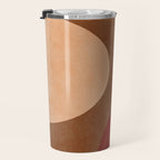 abstract retro shapes earthy 12 Travel Mug Gallery Image 3