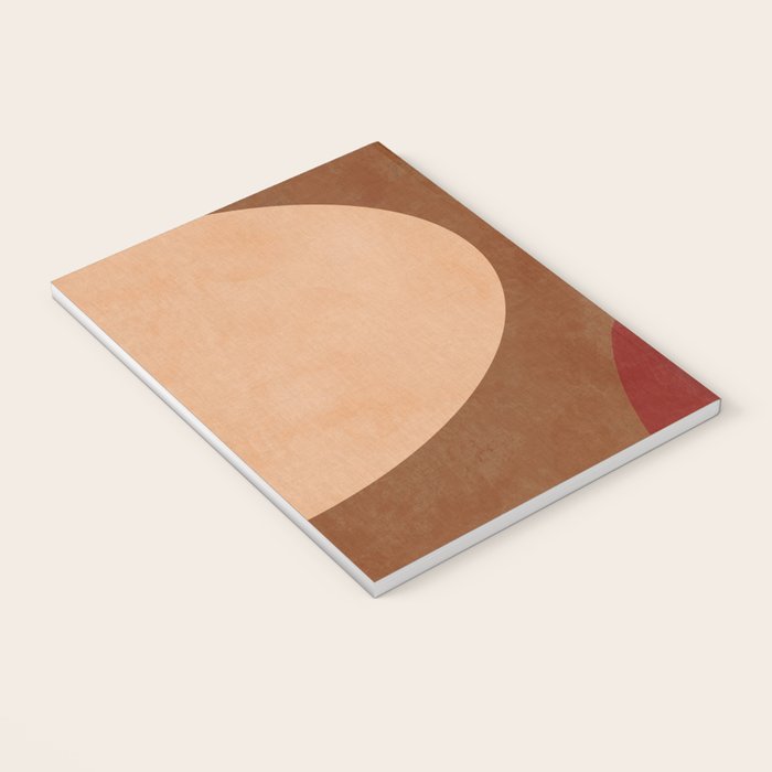 abstract retro shapes earthy 12 Notebook Gallery Image 3