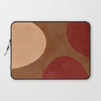 abstract retro shapes earthy 12 Laptop Sleeve Gallery Image 1