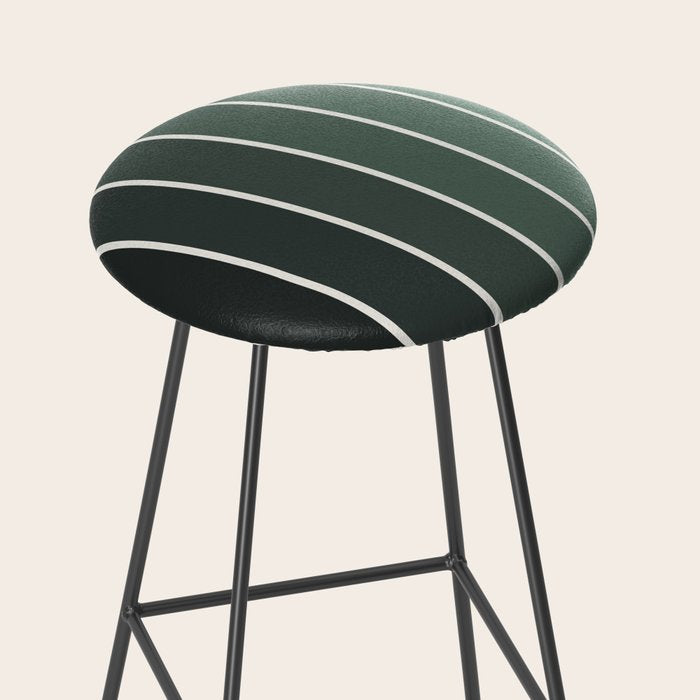 Gradient Arch IV Earthy Green Mid Century Modern Rainbow Stool Gallery Image 2