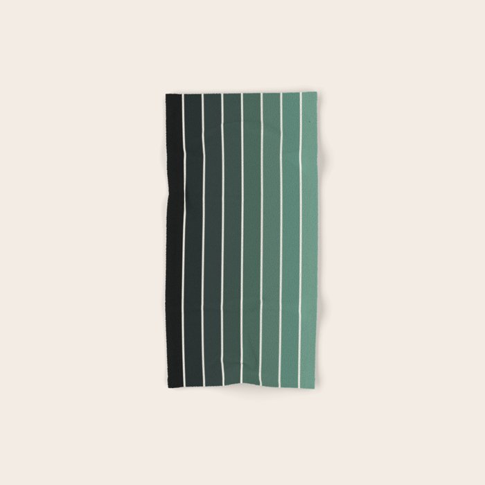 Gradient Arch IV Earthy Green Mid Century Modern Rainbow Bath Towel Gallery Image 1