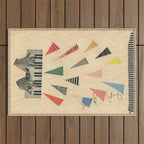 Jazz Outdoor Rug Gallery Image 1