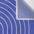 Minimal Arch XXI Bright Blue Modern Geometric Lines Wall Tapestry Gallery Image 3