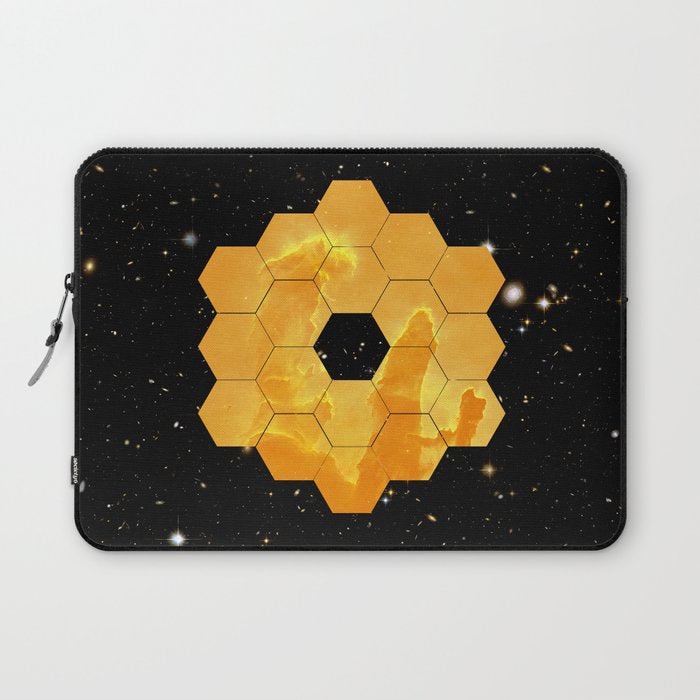James Webb Space Telescope JWST NASA â space poster Laptop Sleeve Gallery Image 1