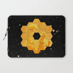 James Webb Space Telescope JWST NASA â space poster Laptop Sleeve Gallery Image 1