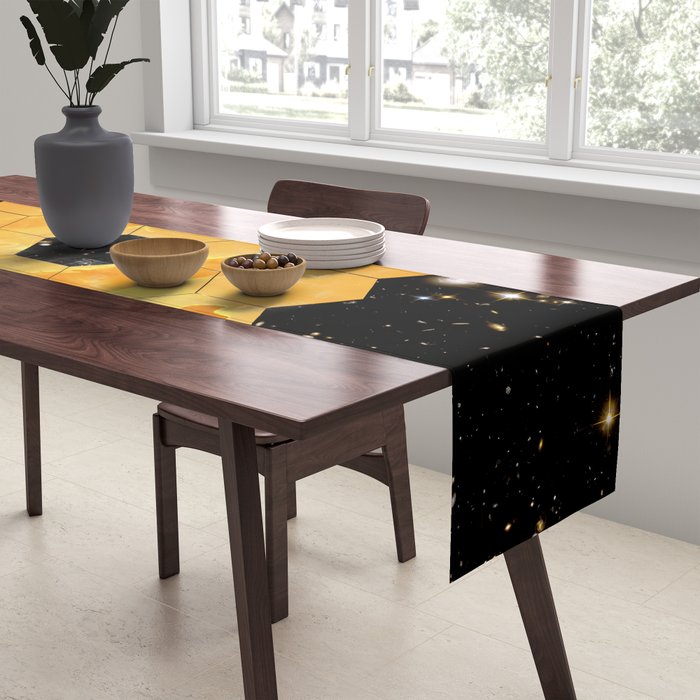 James Webb Space Telescope JWST NASA â space poster Table Runner Gallery Image 2