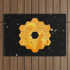 James Webb Space Telescope JWST NASA â space poster Outdoor Rug Gallery Image 1