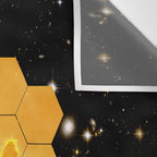 James Webb Space Telescope JWST NASA â space poster Wall Tapestry Gallery Image 3