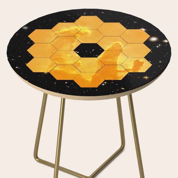 James Webb Space Telescope JWST NASA â space poster Side Table Gallery Image 2