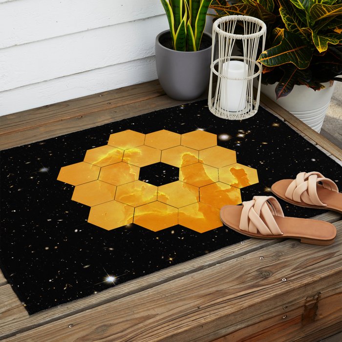 James Webb Space Telescope JWST NASA â space poster Outdoor Rug Gallery Image 2