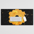 James Webb Space Telescope JWST NASA â space poster Desk Mat Gallery Image 1