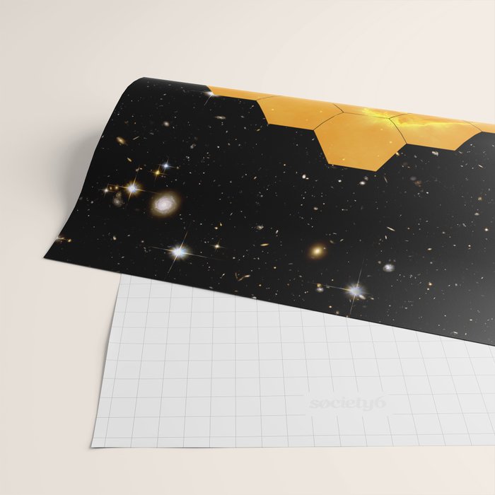 James Webb Space Telescope JWST NASA â space poster Wrapping Paper Gallery Image 2
