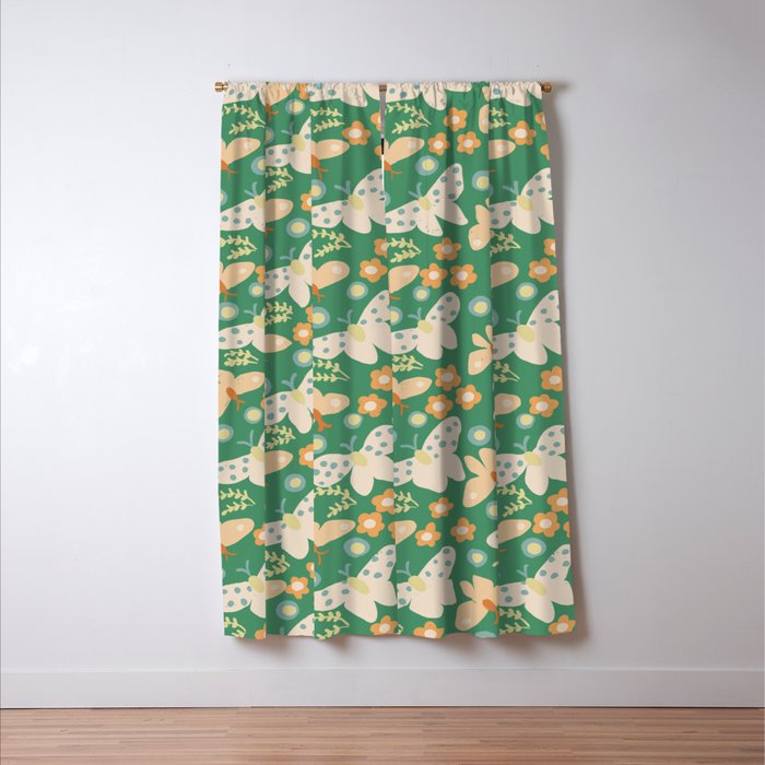 Butterflies Window Curtain Gallery Image 3