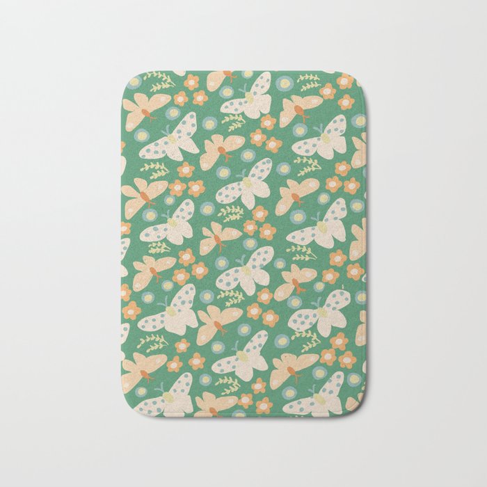 Butterflies Bath Mat Gallery Image 1