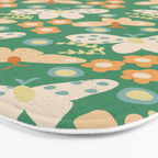 Butterflies Bath Mat Gallery Image 3