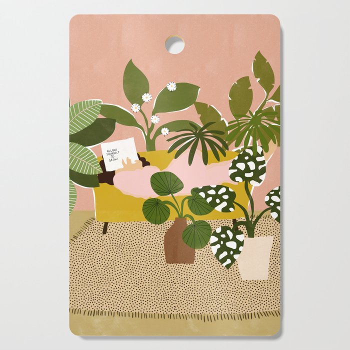 Allow Yourself To Grow Cutting Board Gallery Image 1