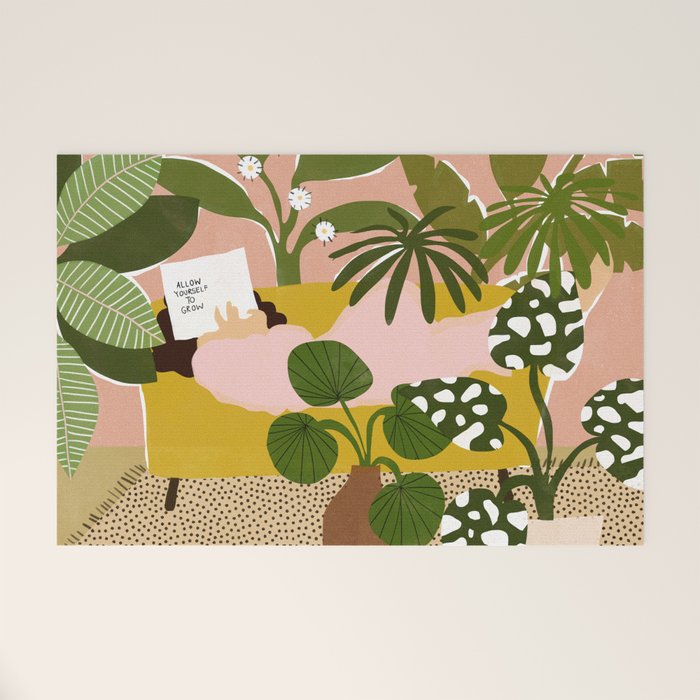 Allow Yourself To Grow Welcome Mat Gallery Image 1