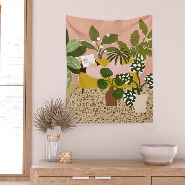 Allow Yourself To Grow Wall Tapestry Gallery Image 2