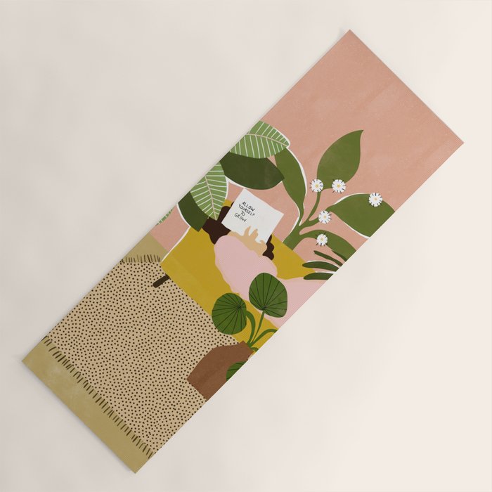 Allow Yourself To Grow Yoga Mat Gallery Image 1