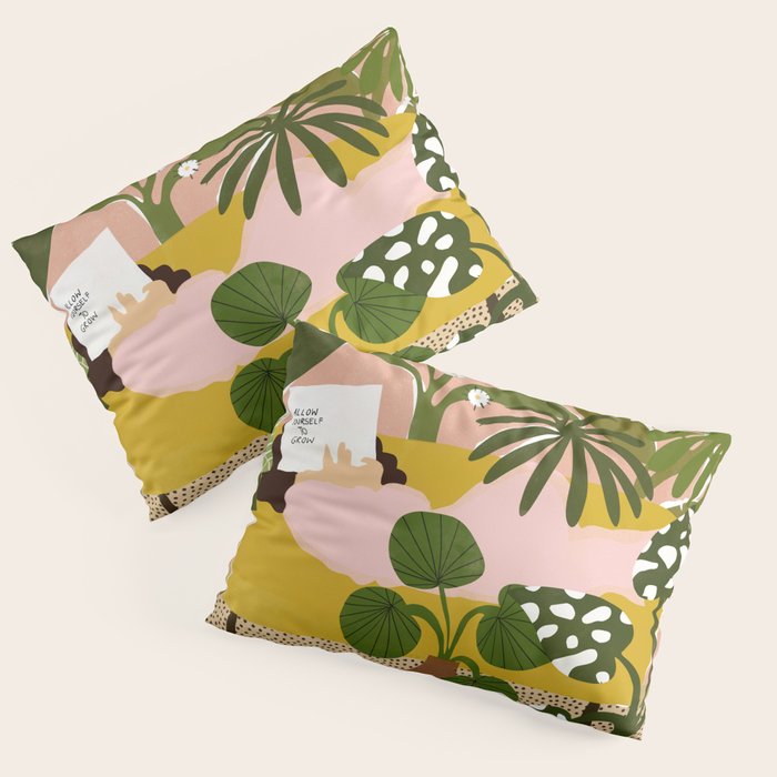 Allow Yourself To Grow Pillow Sham Gallery Image 1