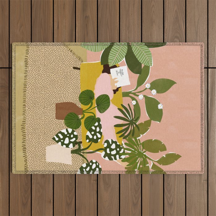 Allow Yourself To Grow Outdoor Rug Gallery Image 1