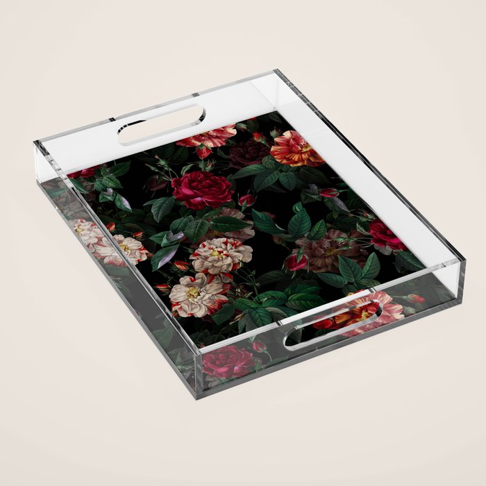 Rose Garden Acrylic Tray Gallery Image 1