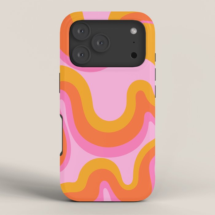 Groovy Swirl - Sunset iPhone Case Gallery Image 1