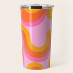 Groovy Swirl - Sunset Travel Mug Gallery Image 1