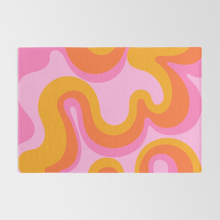 Groovy Swirl - Sunset Rug Gallery Image 2