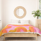 Groovy Swirl - Sunset Duvet Cover Gallery Image 3