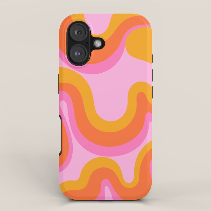 Groovy Swirl - Sunset iPhone Case Gallery Image 1
