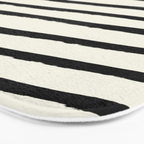 Dark Teal x Stripes Bath Mat Gallery Image 3