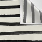 Dark Teal x Stripes Wall Tapestry Gallery Image 3