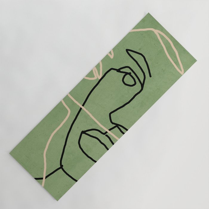 Abstract Face 6/4 Yoga Mat Gallery Image 1