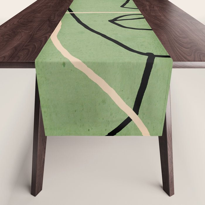 Abstract Face 6/4 Table Runner Gallery Image 1