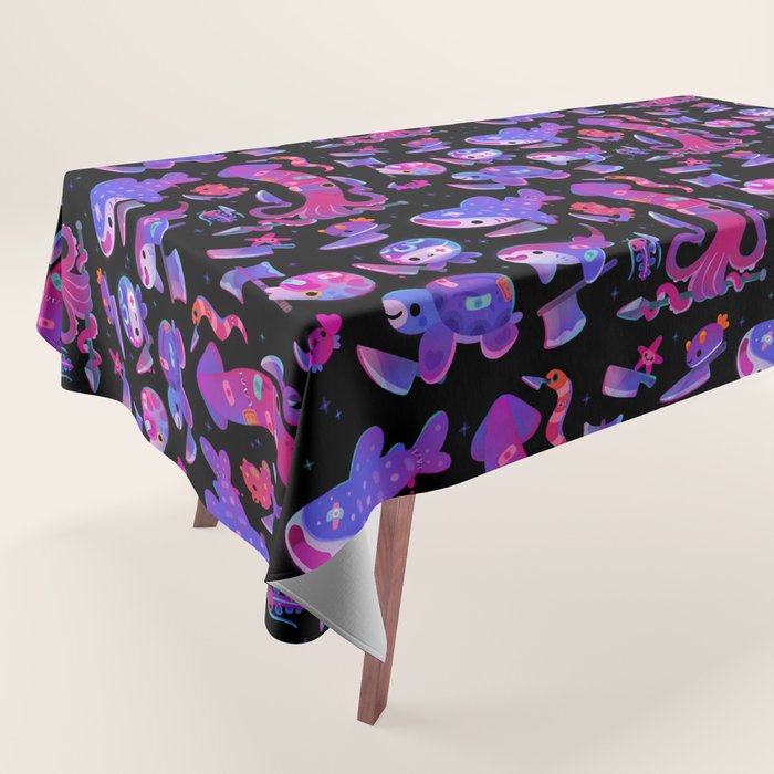 Stabby marine life Tablecloth Gallery Image 1