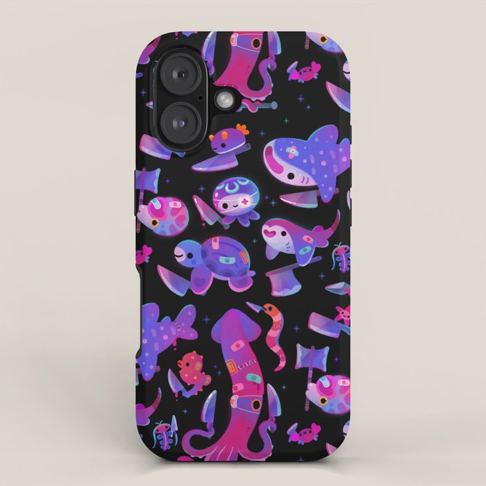 Stabby marine life iPhone Case Gallery Image 1