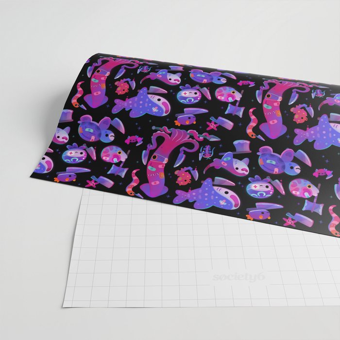 Stabby marine life Wrapping Paper Gallery Image 2