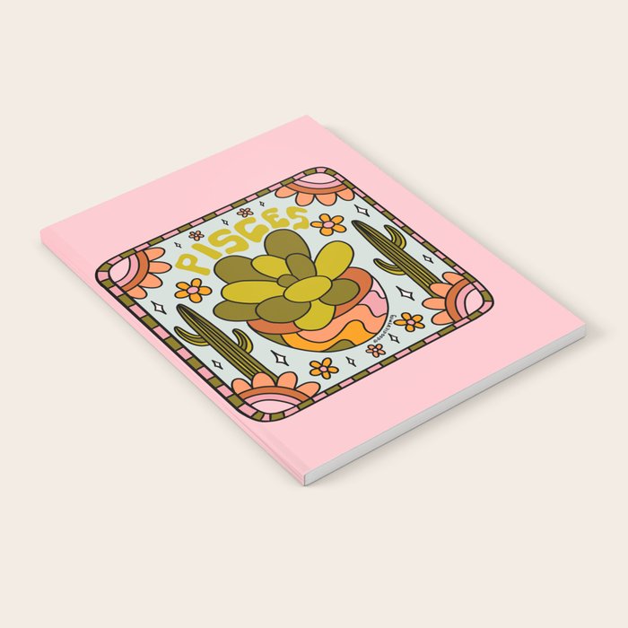 Pisces Cactus Notebook Gallery Image 2
