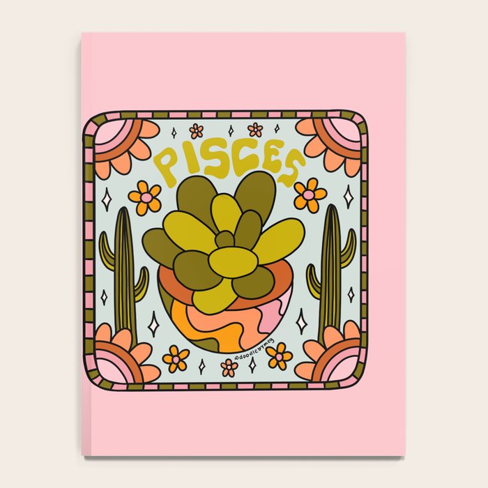 Pisces Cactus Notebook Gallery Image 4