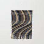 Wavy Stripes V - Dark Vintage  Wall Hanging Gallery Image 1