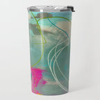 mixed abstract brush color study art 1 Travel Mug Gallery Image 2