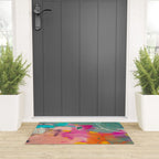 mixed abstract brush color study art 1 Welcome Mat Gallery Image 3