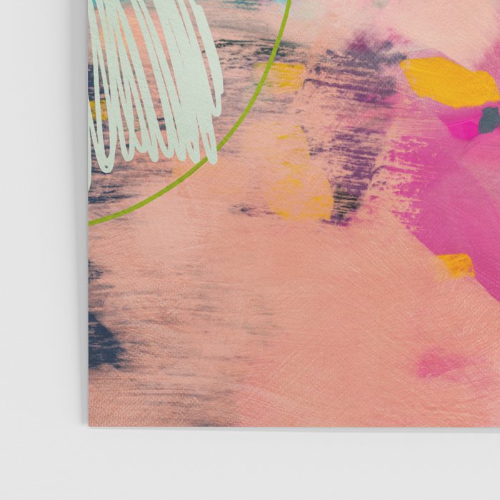 mixed abstract brush color study art 1 Poster Gallery Image 3