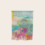 mixed abstract brush color study art 1 Wall Hanging Gallery Image 1
