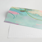 mixed abstract brush color study art 1 Wrapping Paper Gallery Image 2