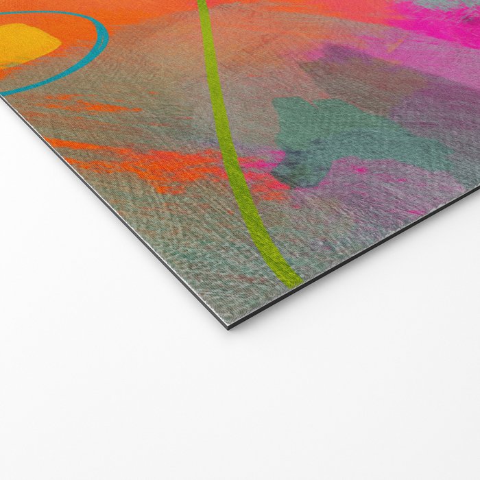 mixed abstract brush color study art 1 Welcome Mat Gallery Image 2