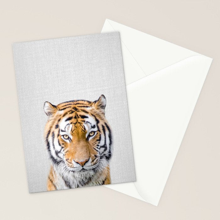 Tiger - Colorful Stationery Card Gallery Image 2