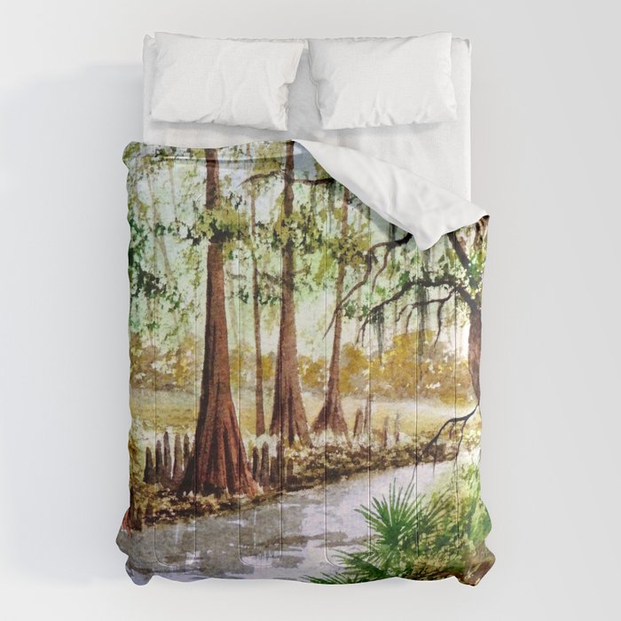 Sopchoppy River Florida Comforter Gallery Image 6