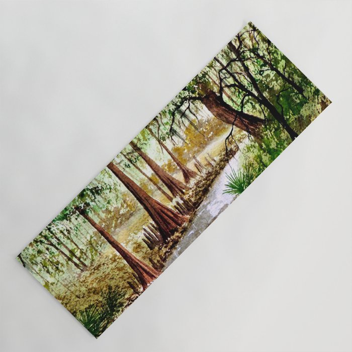 Sopchoppy River Florida Yoga Mat Gallery Image 1